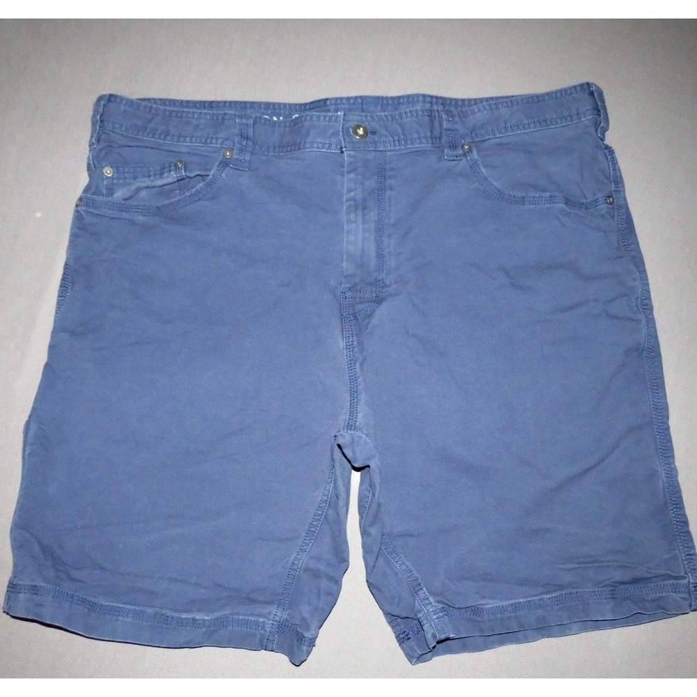 PRANA Cotton Blend Stretch Blue 9" Casual Denim Shorts‎ Men's 42